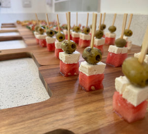 Canapé menu